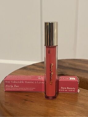 Rare Beauty Stay Vulnerable Lip Balm & Gloss - Nearly Rose (Pink)